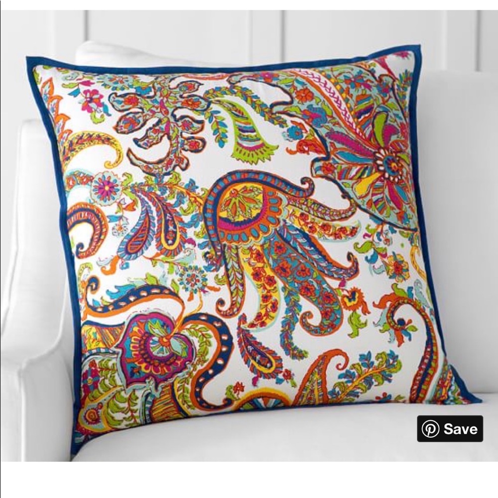 Pottery Barn Felicity Print Pillow Cover